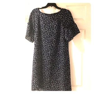 Navy Blue Shift Dress